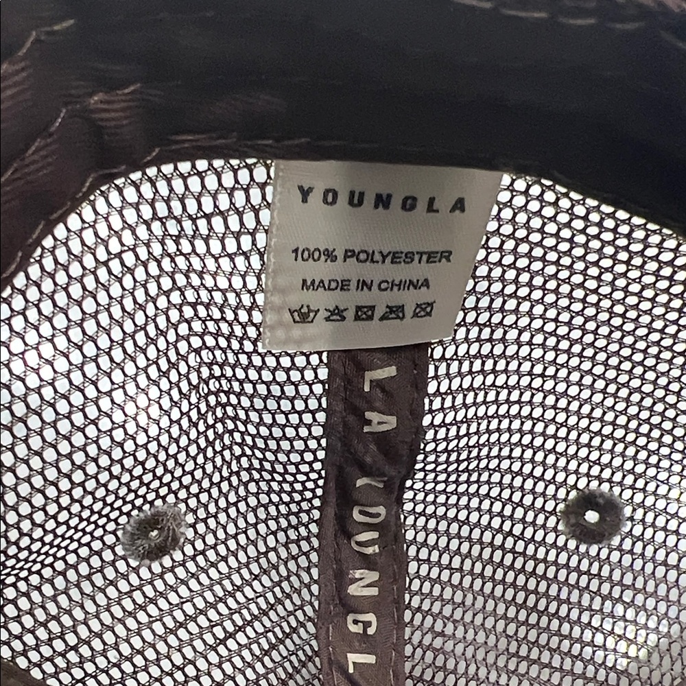 YoungLA Brown Trucker Hat - Picture 4 of 5